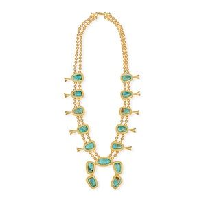 Christina Greene squash blossom necklace. Wore once for photoshoot.